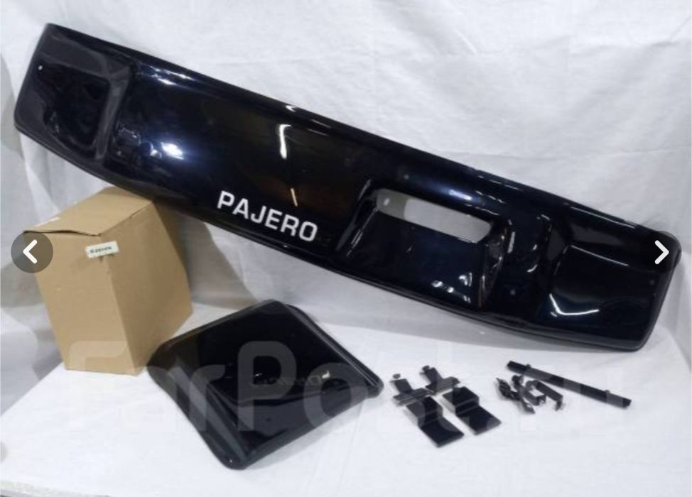 Дефлектор капота (мухабойка) на поджеро 2 дизель