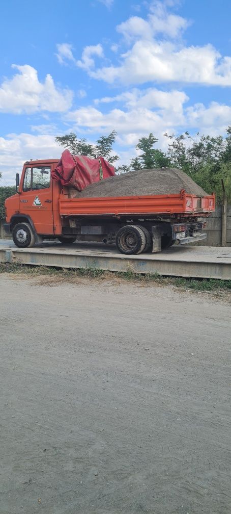 Transport nisip tencuieli sau șapă ,balast,sort pământ umplutură