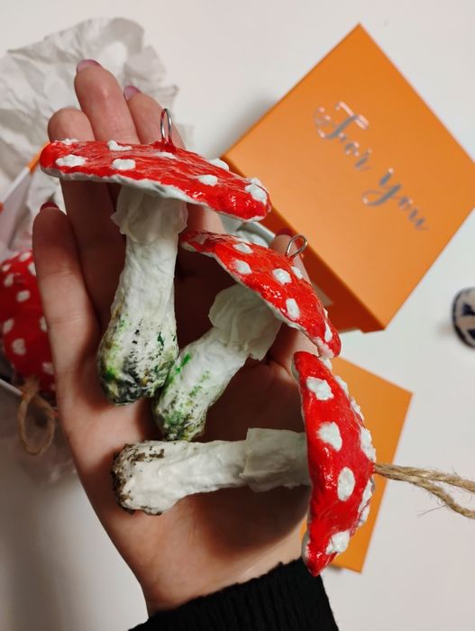 Играчки за елха ръчна изработка