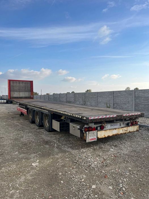 Semiremorcă platformă Krone SD An 2014 , Sistem BDF si obloane detasab