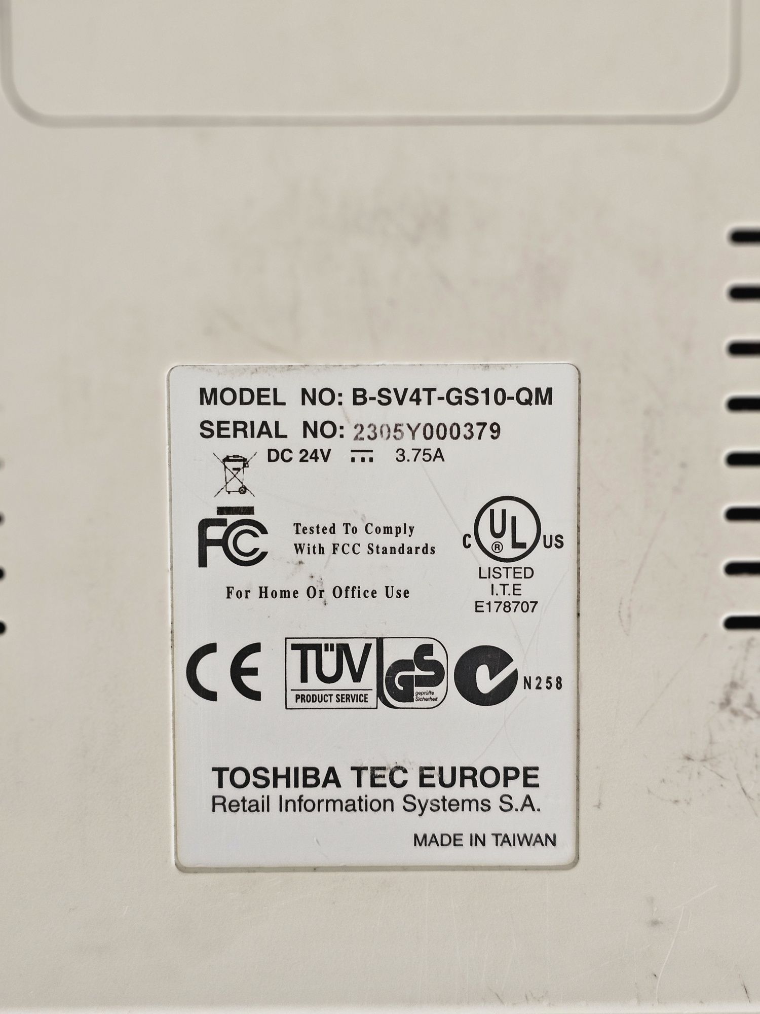 Toshiba SV 4 принтер за товарителници
