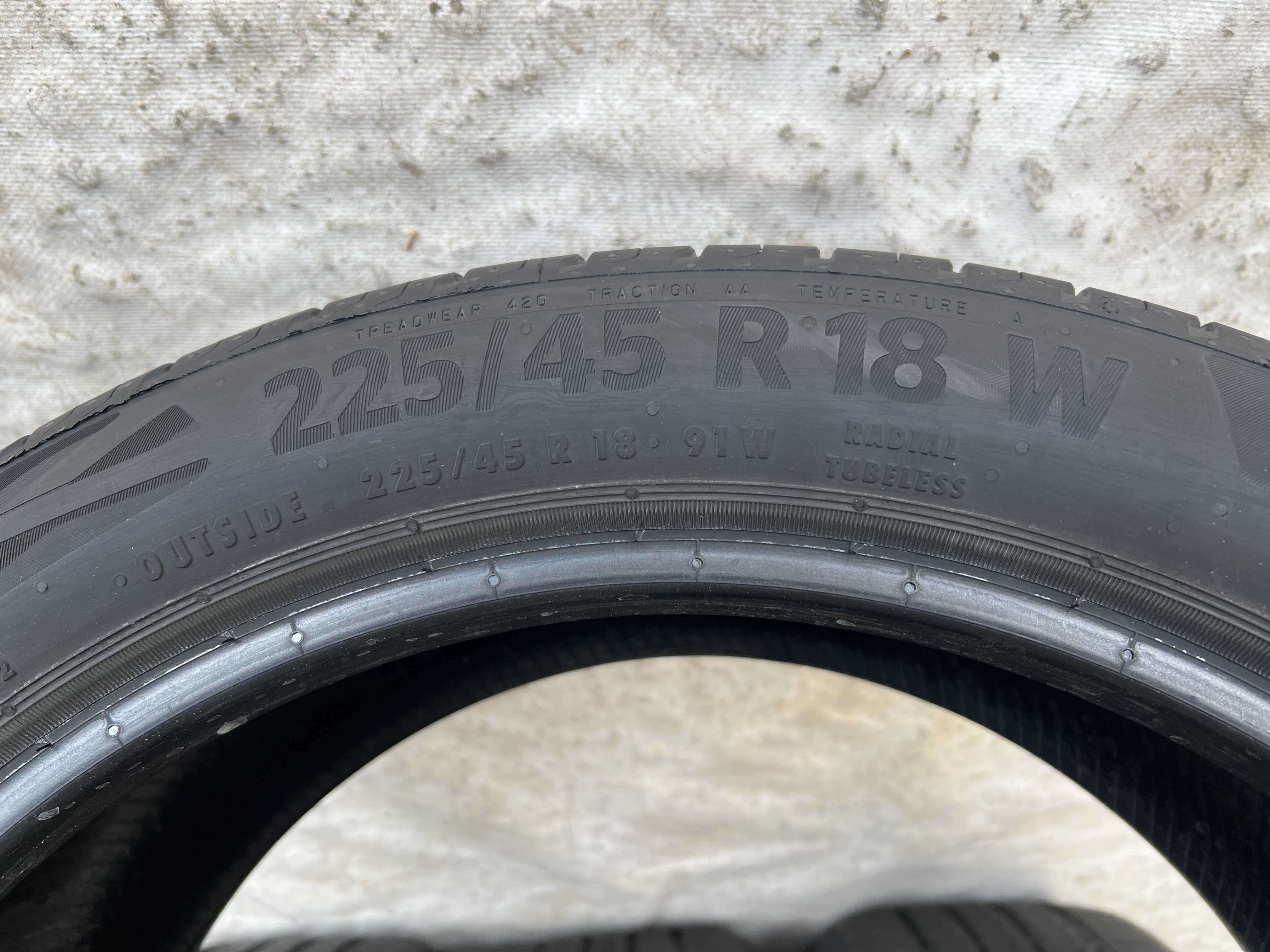 Летни гуми 225/45R18 Continental EcoContact 6 MO 91W DOT2023