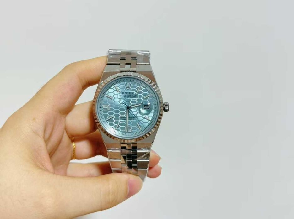 Ceas bărbătesc automat Rolex Land-Dweller Ice Blue