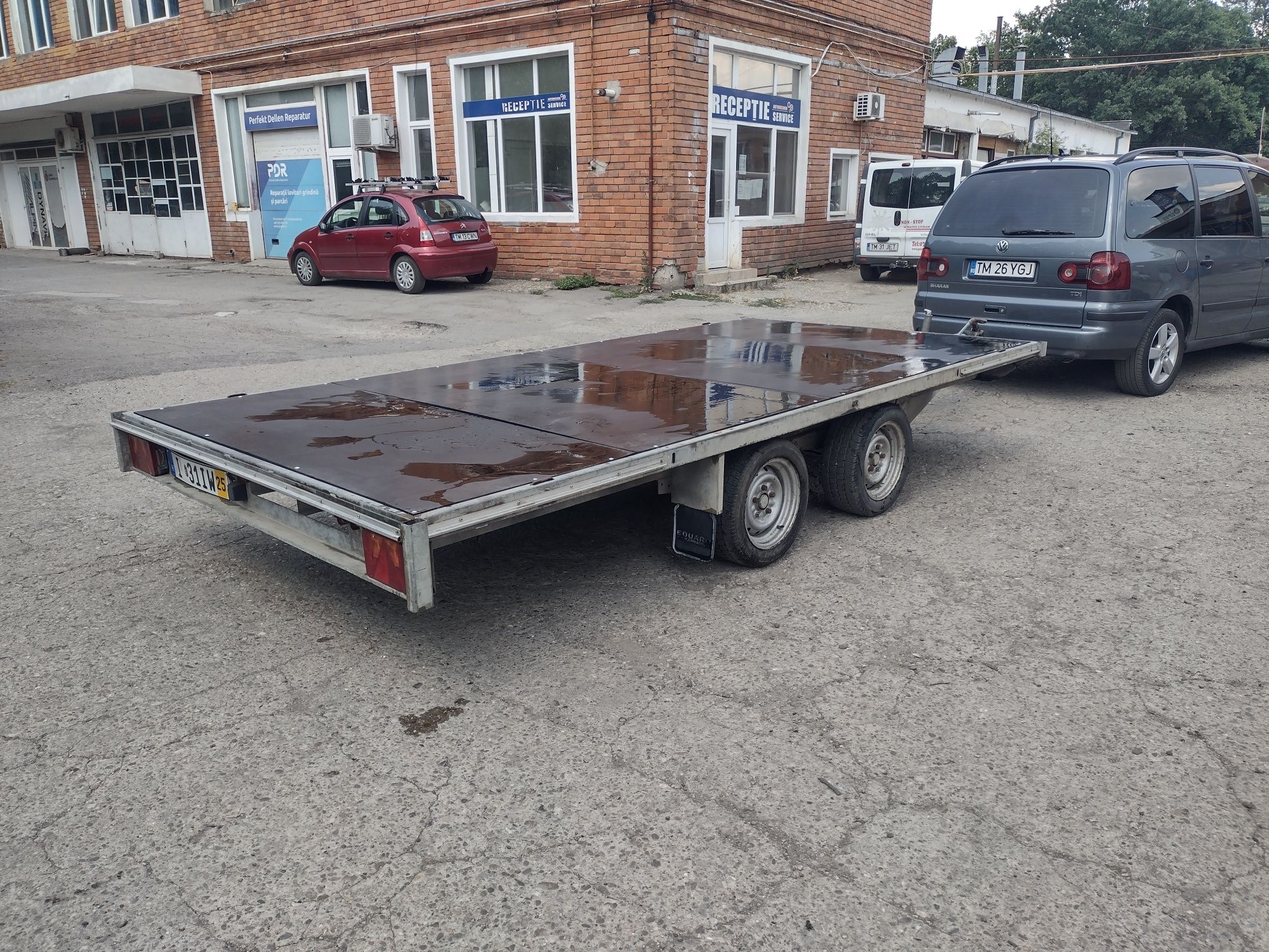 Vând platformă remorca trailer 4m/2m