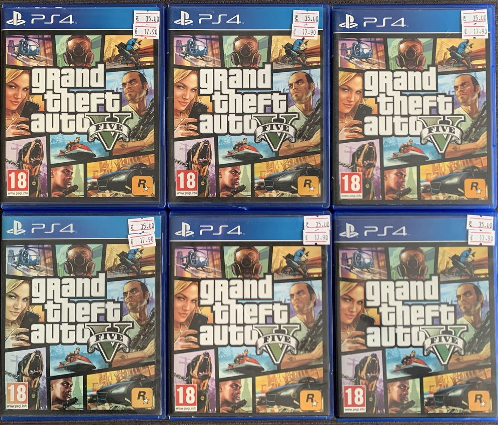 PS4 Игри за Playstation 4 - GTA V- 35 лв за брой