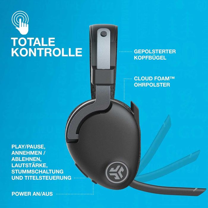 JLab Go Work - Модулни слушалки за работа (2 в 1 стерео/моно)