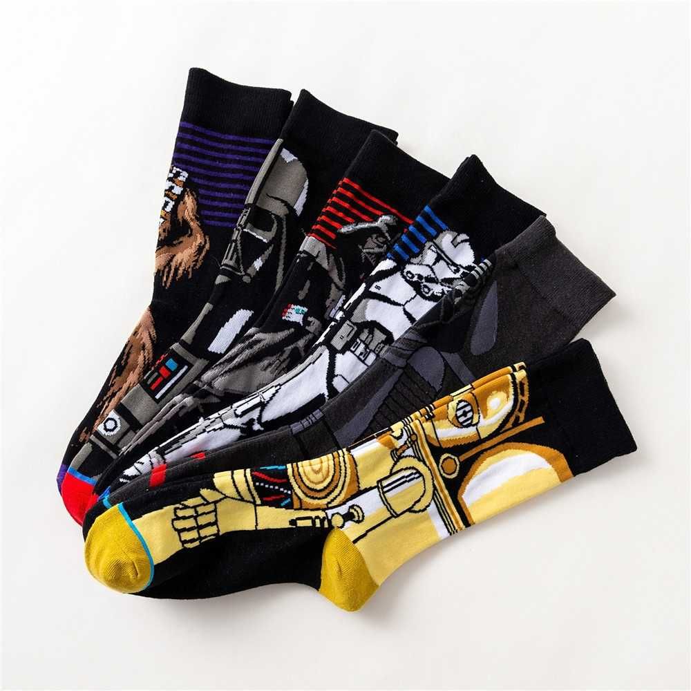 Happy socks-Mad socks-Star Wars - луди, весели, цветни, шарени чорапи