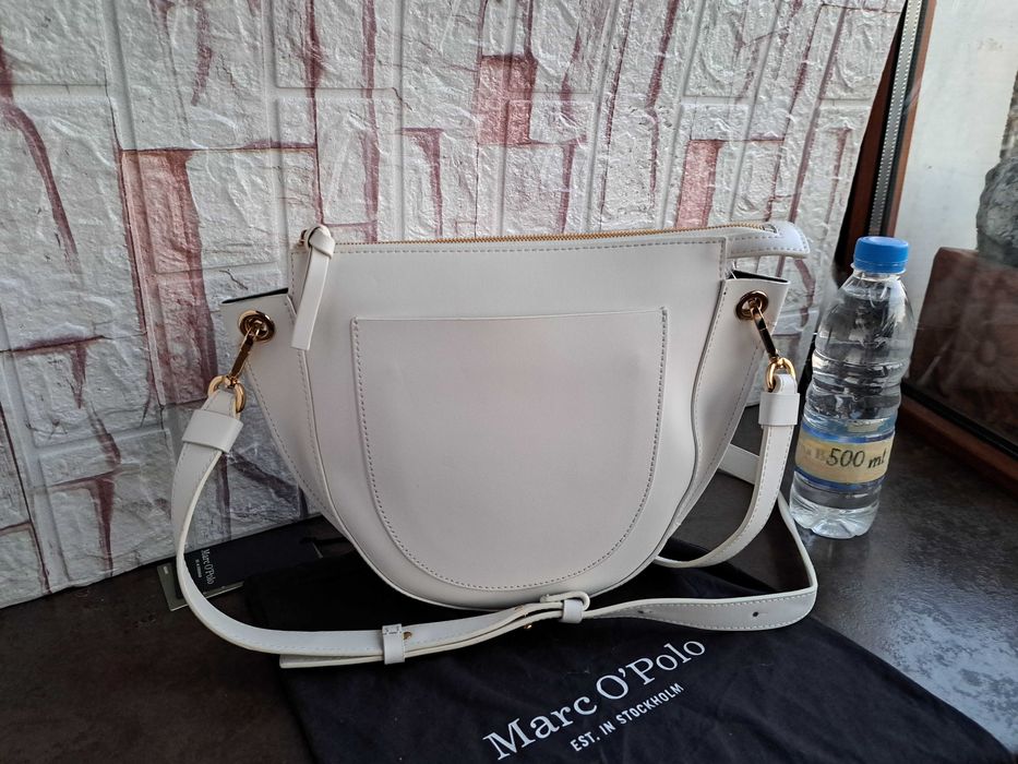 дамска чанта MARC O'POLO малка бяла чантичка,нова