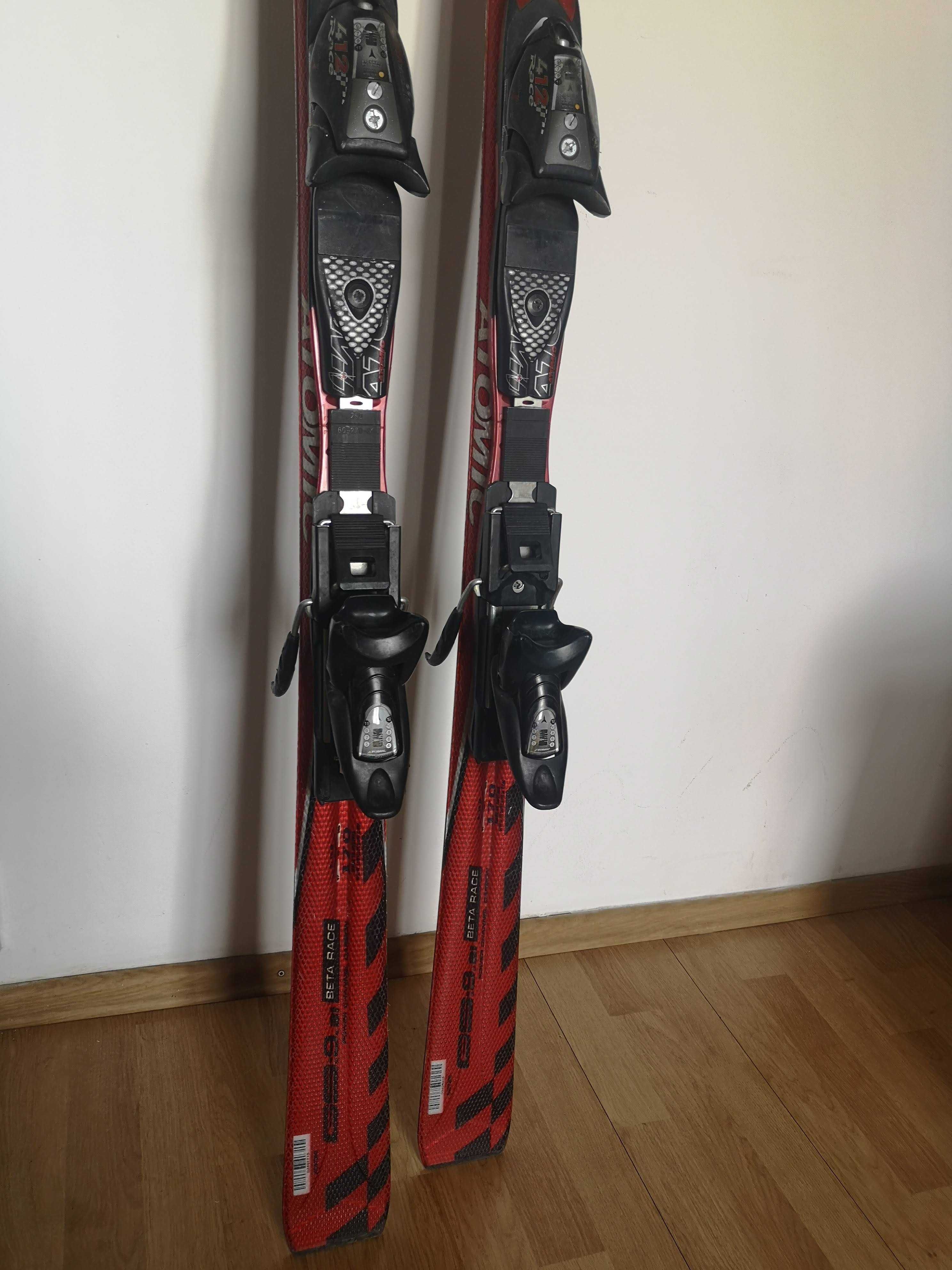 Schiuri/ Ski Atomic 170 cm + clăpari Tecnica Ex10