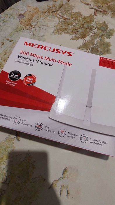 Рутер Mercusys и декодер Topfield