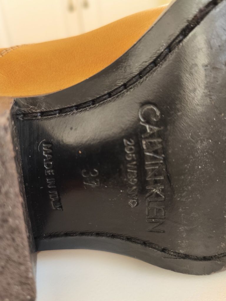Боти Calvin Klein естествена кожа