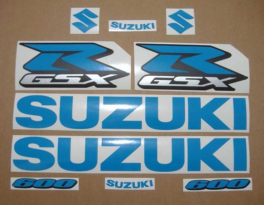 Стикери Сузуки 600 различни цветове GSXR Suzuki лепенки гсхр емблеми
