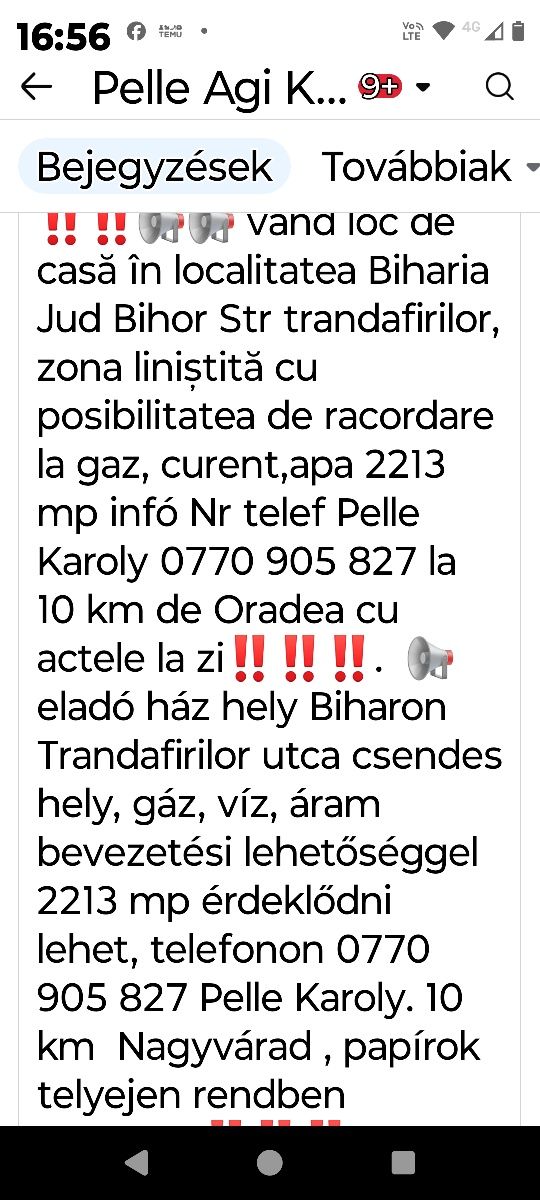 Vând loc de casă