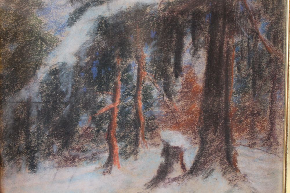 Tablou, pictura pastel din Scoala de la Baia Mare, Sztelek Norbert