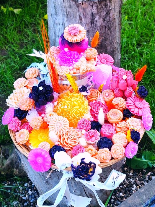 Aranjamente din ceara pentru evenimente sau cadouri, marturii botez