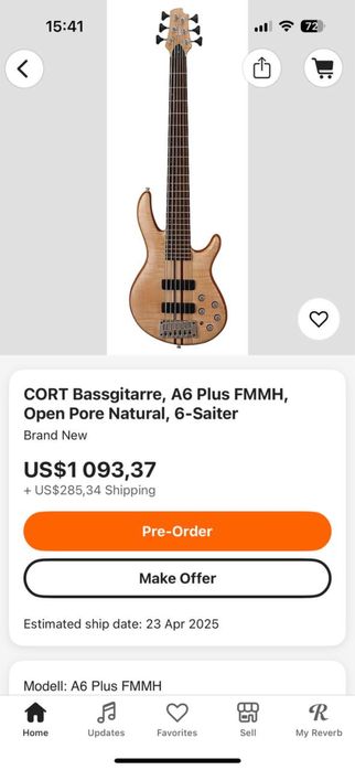 Бас гитара bass gitara Cort А6 plus