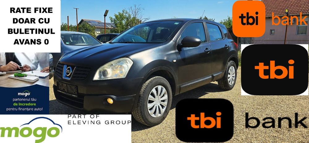 Nissan Qashqai RATE FIXE avans 0 Nissan Qashqai motor 1500 cm3 diesel clima