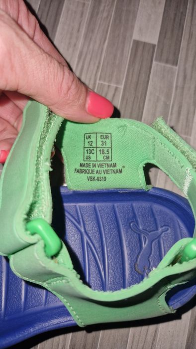 Сандали Пума  31 и 28 номер