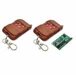 Vand set de 2 telecomenzi si receptor - pentru poarta garaj