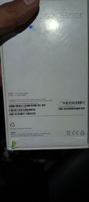 IPhone 16 pro max 256 tali