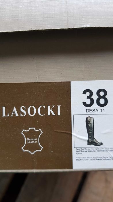 Cizme Lasocki de piele, 38