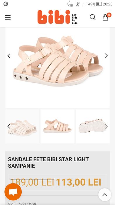 Sandale Bibi Shoes nr 25