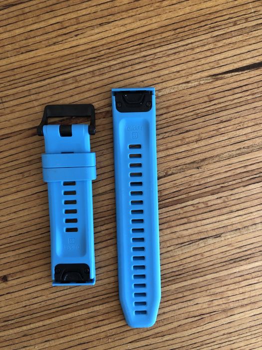 Каишка Garmin QuickFit 22 мм – синя, силиконова