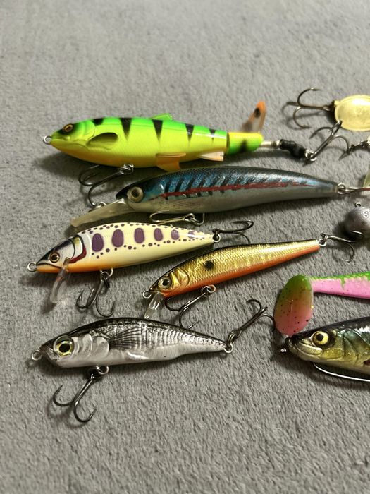 Комплект изкуствени примамки за спининг риболов