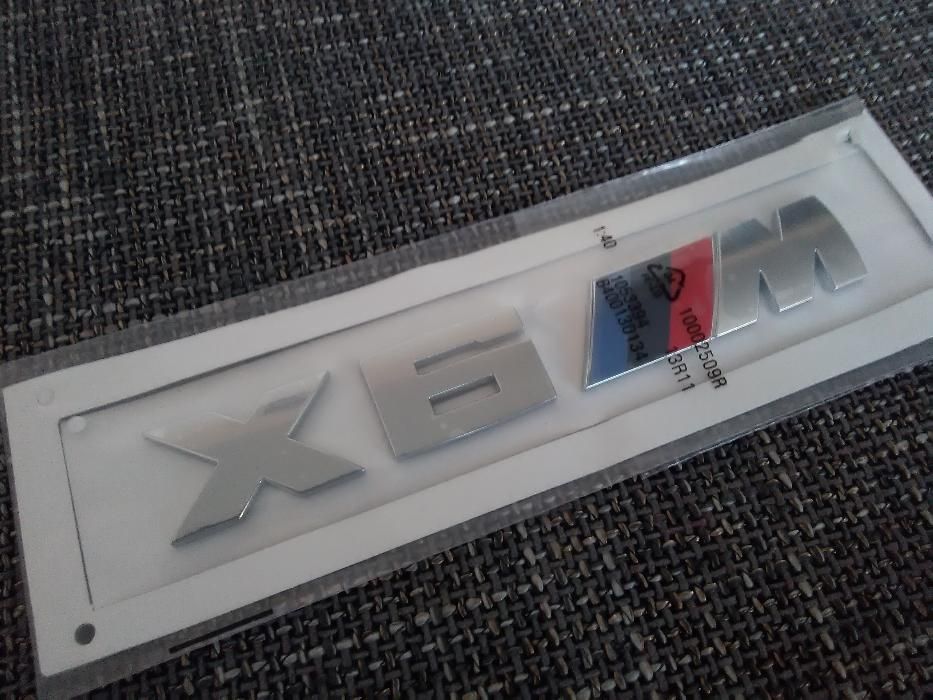 Emblema BMW X6M spate abs