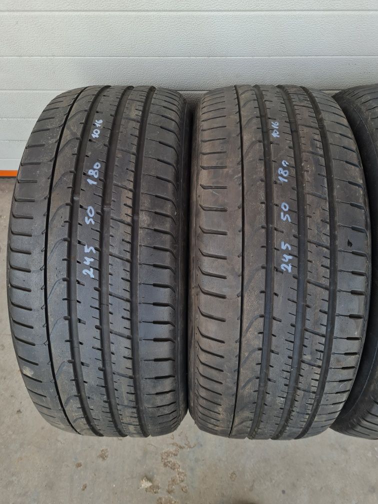 Летни гуми 4 броя PIRELLI Pzero 245 50 R18 дот 1016