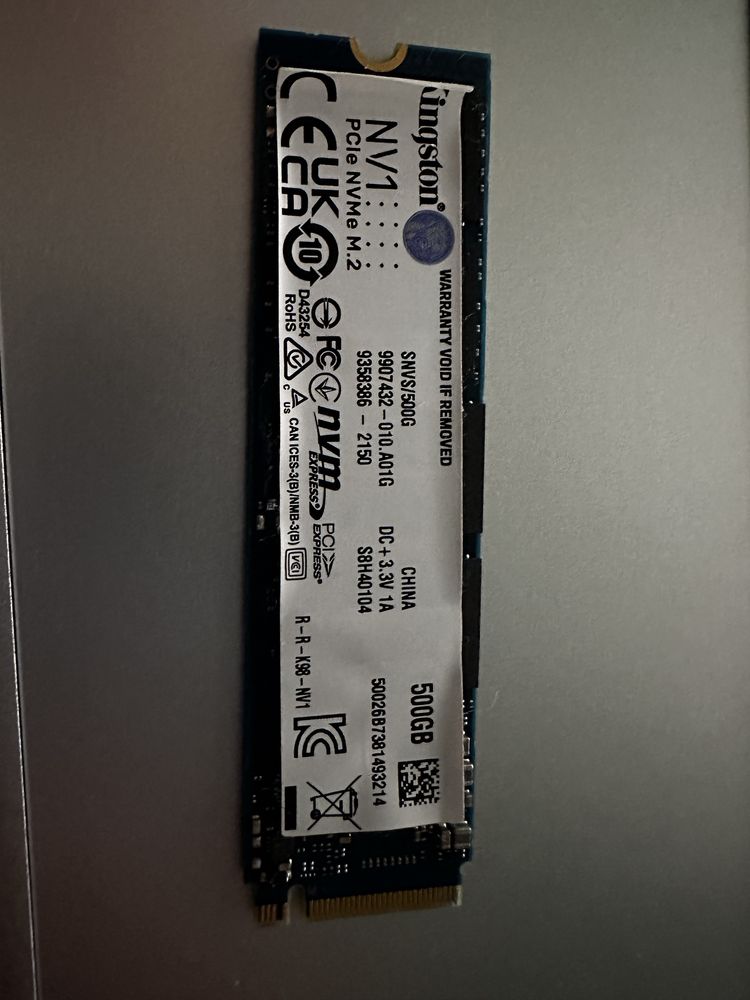 Memorie NVMe M.2 Kingston 500GB