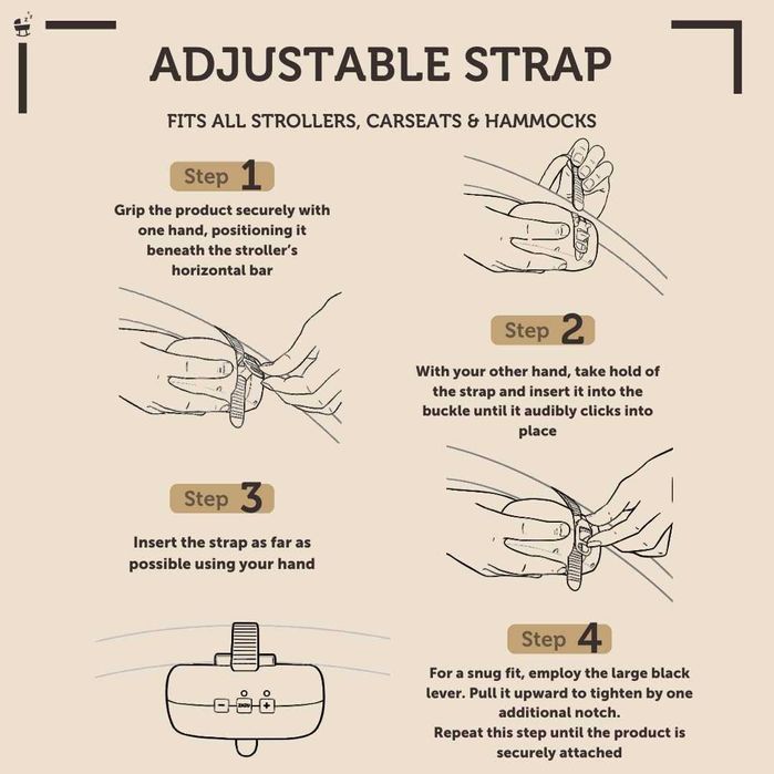 Автоматична бебешка люлка ZAZU Robby