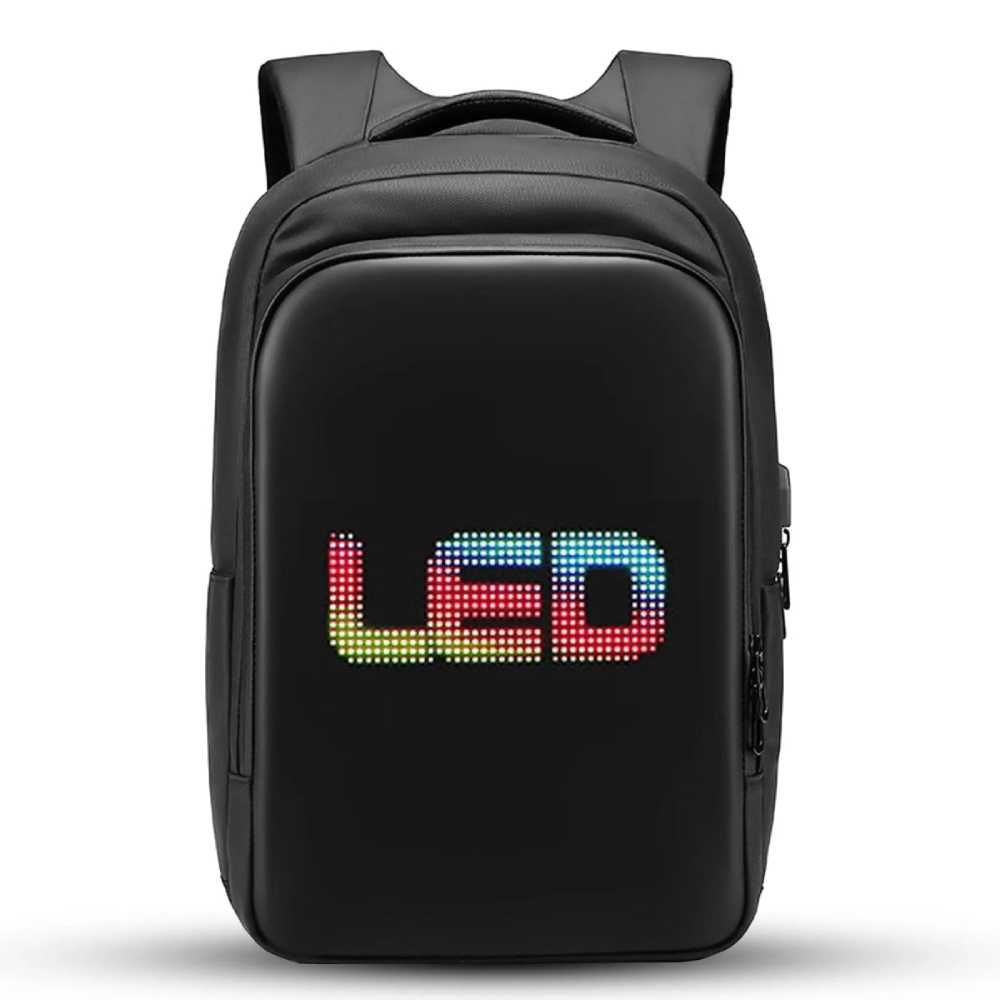 Rucsac smart cu ecran LED, afisaj color, diverse compartimente