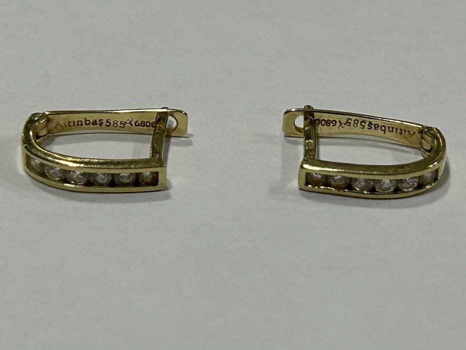 Златни обеци 14 К 585 / 2 гр.