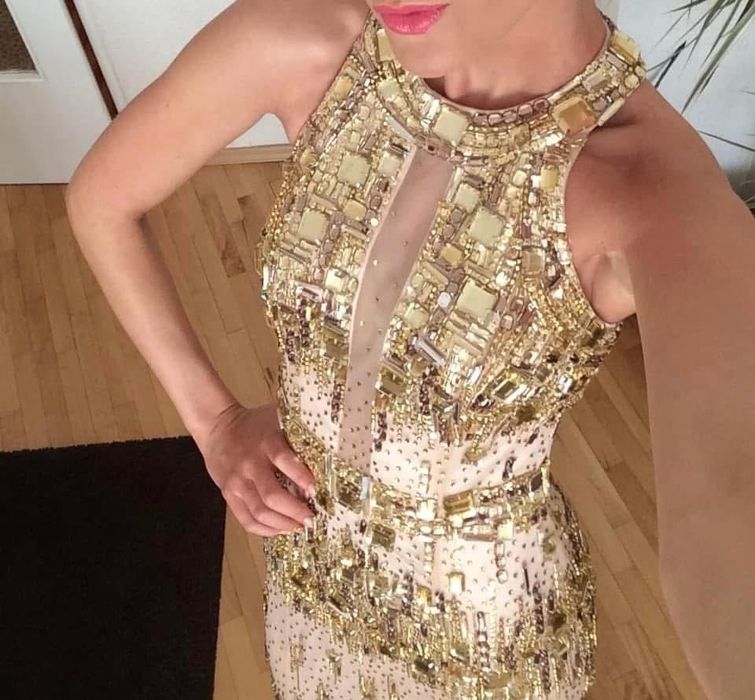 Рокля Sherri Hill русалка размер S