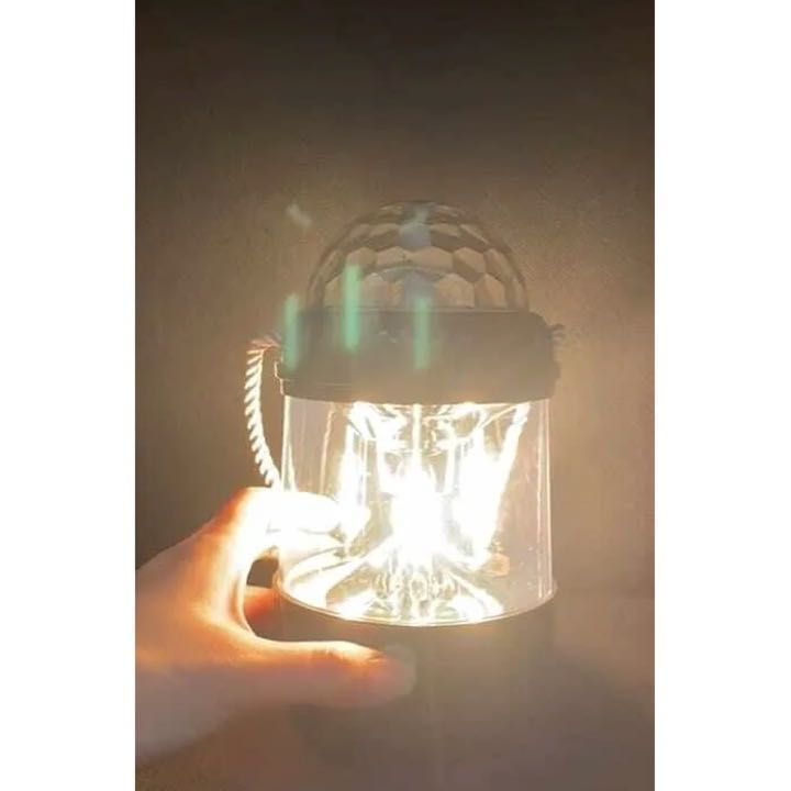 Мултифункционалната LED лампа диско и къмпинг за осветление USB