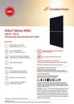 Panou fotovoltaic 660W Canadian Solar CS7N-660MS HiKu7, monocristalin