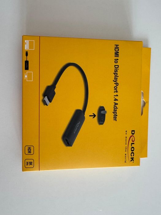 Adaptor HDMI la DisplayPort 1.4