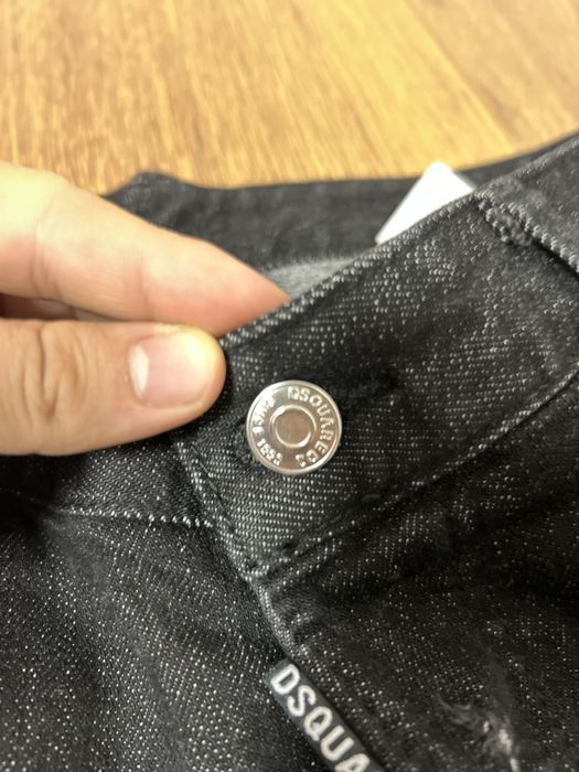 blugi dsquared D2 negru cu gri noi