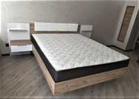 Кровать двуспальная со встроенными тумбами