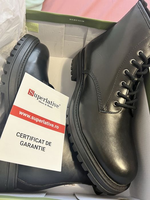 Ghete barbatesti piele naturala