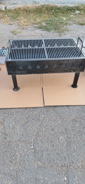 Gratar 600x400 înălțimea 350