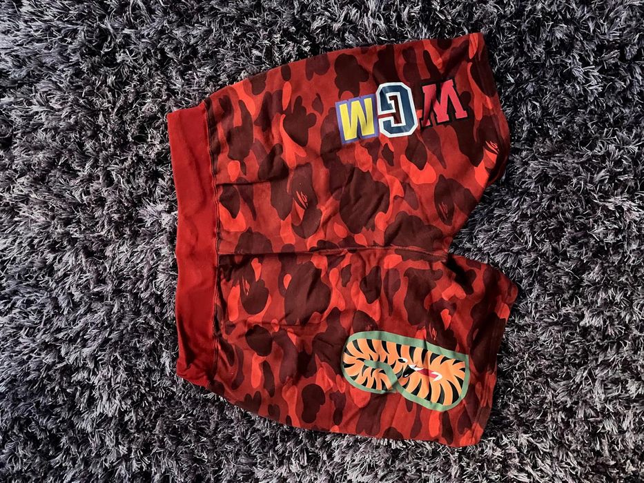 Bape Red Shorts (A Bathing APE)