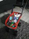 Set de jucarie:casa de marcat cu cărucior inculs