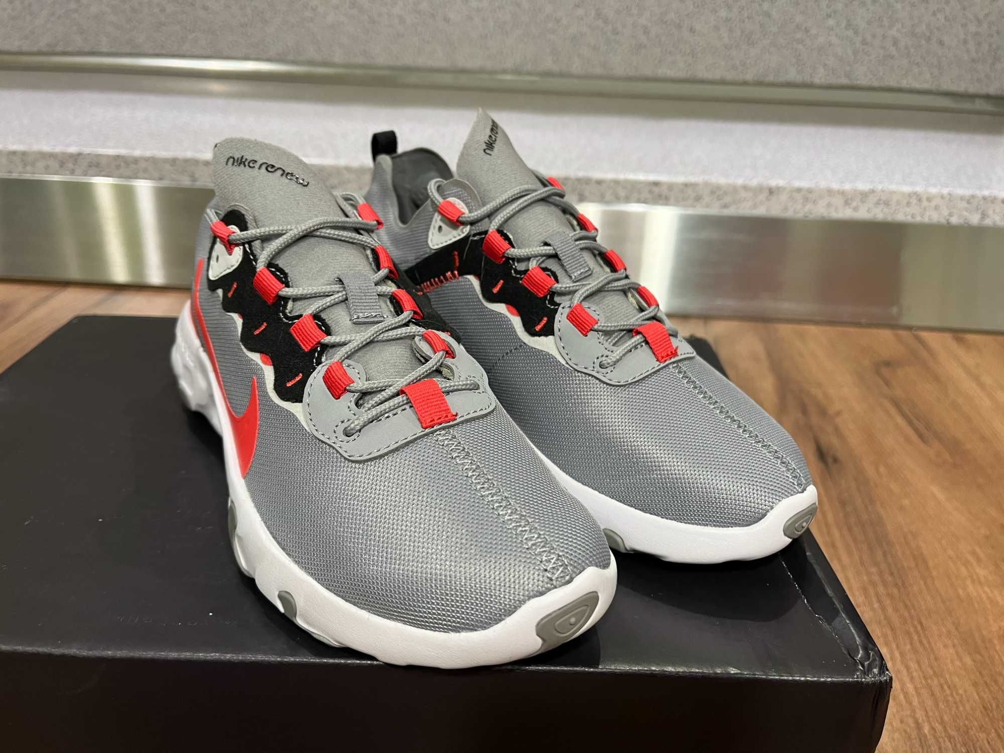 ОРИГИНАЛНИ *** Nike Renew Element 55 / Particle Grey/Track Red