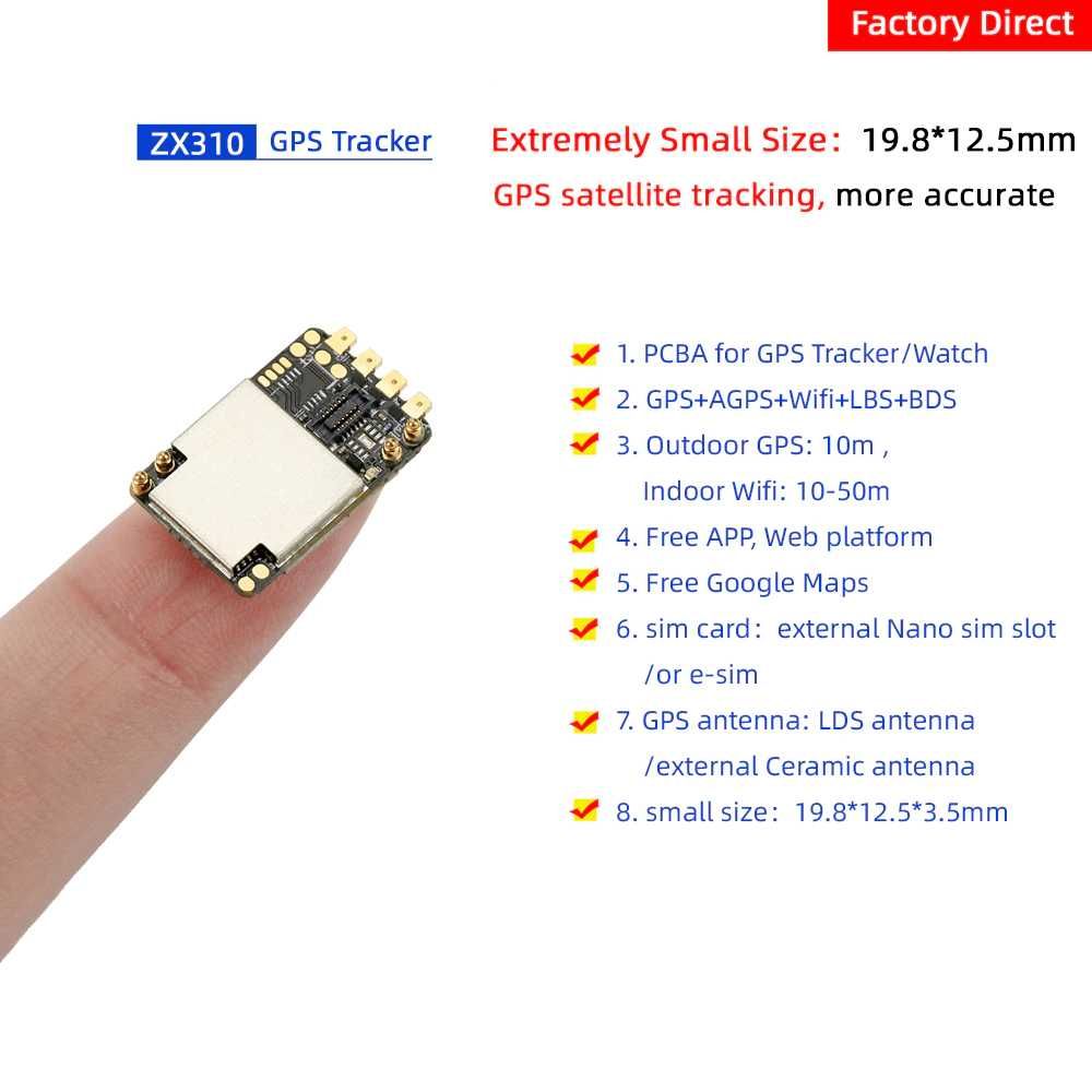 Micro GSM tracker Topin ZX310, Modul PCBA pentru TV Laptop Telefon etc