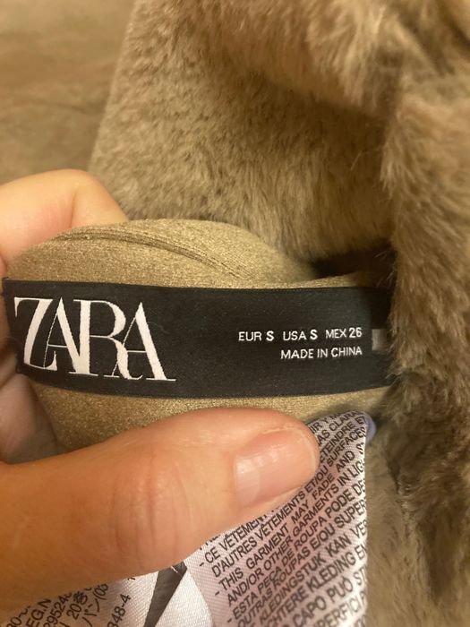 Дамски кожух, двулицев