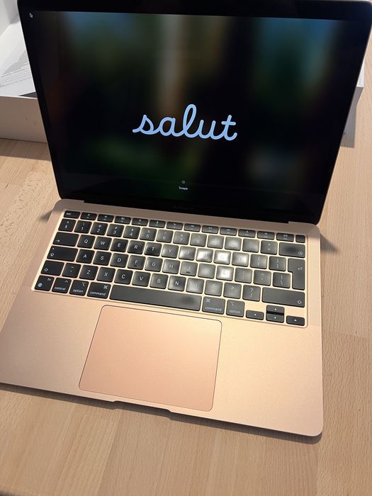 Apple Macbook Air 13" M1 8GB 256GB Rose Gold, factura, impecabil