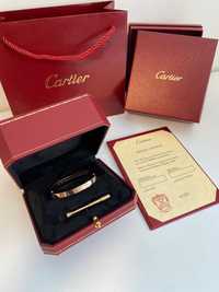 Brățară Cartier LOVE Rose Gold 750 cu Cutie