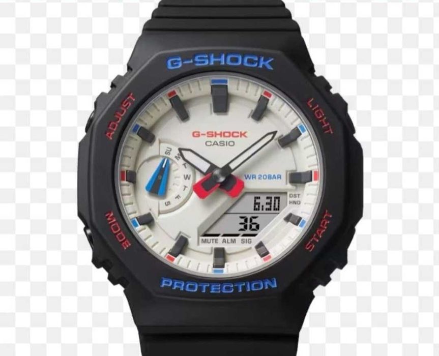 Ceas Sport Casio G-Shock GA-2100 SWT Black White – Nou, Garanție 2 Ani